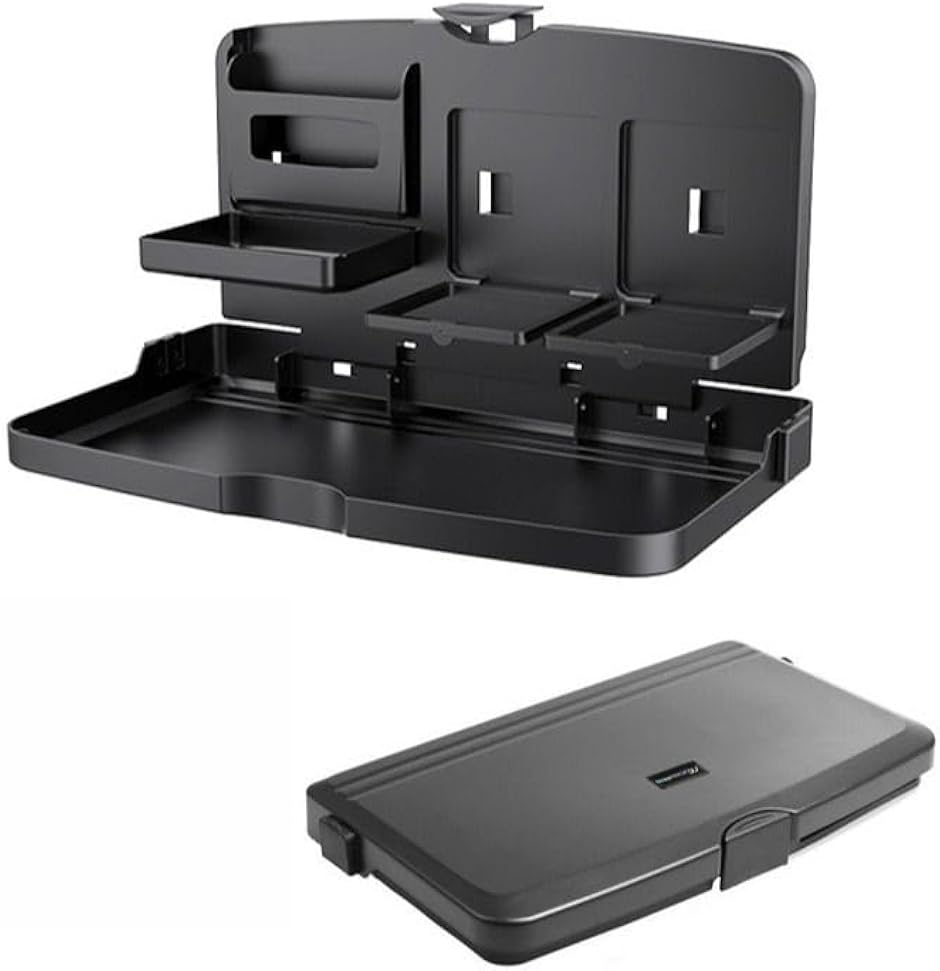 車 後部 座席 テーブル 多機能 スマホ ドリンク ホルダー リア シート