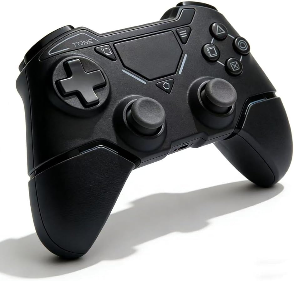 Switch コントローラー ps4コントローラー 新版 TURBO連射機能 背面