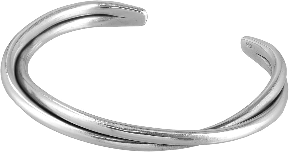 シルバー925 ブレスレット アクセサリー バングル 銀製品 (シルバー