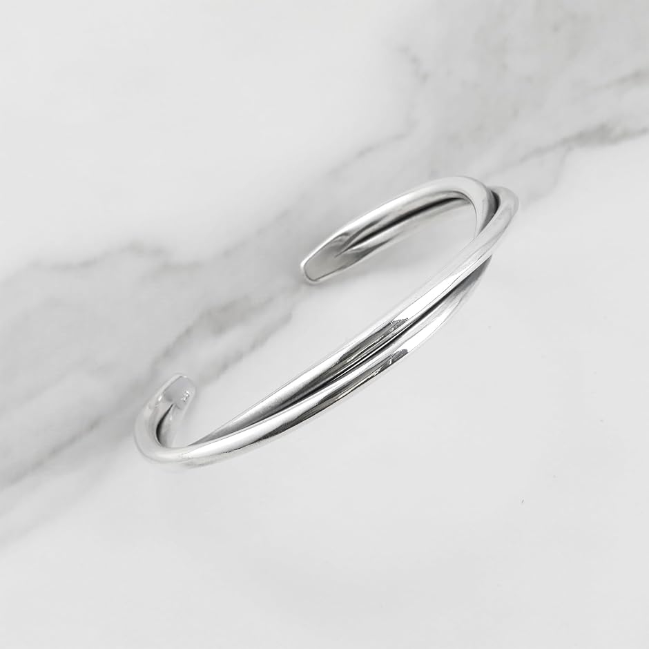 シルバー925 ブレスレット アクセサリー バングル 銀製品 (シルバー