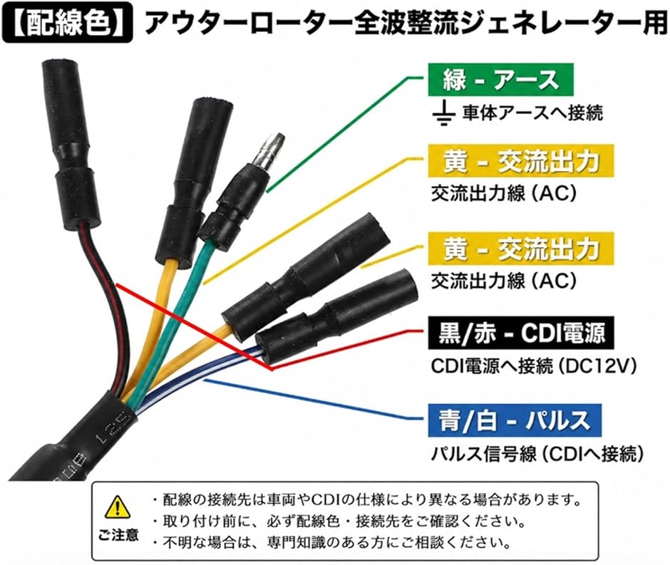 互換品】ホンダ 用 モンキー ゴリラ DAX カブ シャリー 12V アウター