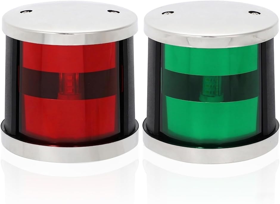 小型船舶 漁船 プレジャーボートに 航海灯 LED 12V 24V 兼用 左右