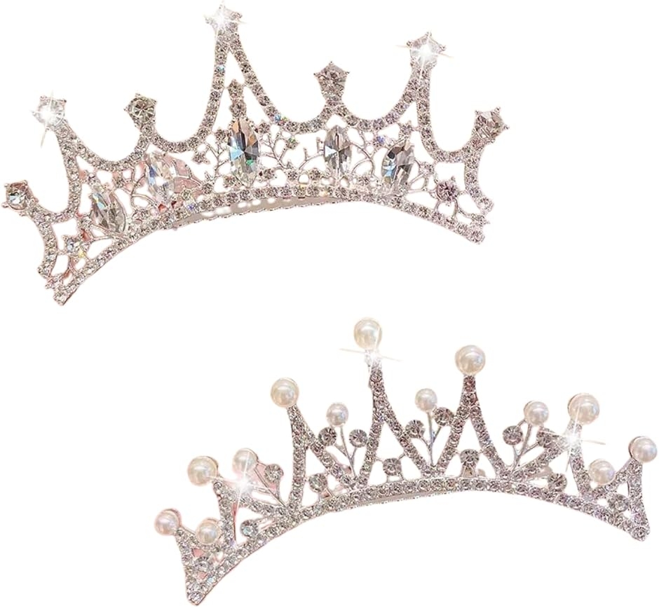 ヘアアクセサリー 王冠 ティアラ 子供 髪飾り カチューシャ ヘッドドレス 撮影 パーティ (タイプA)