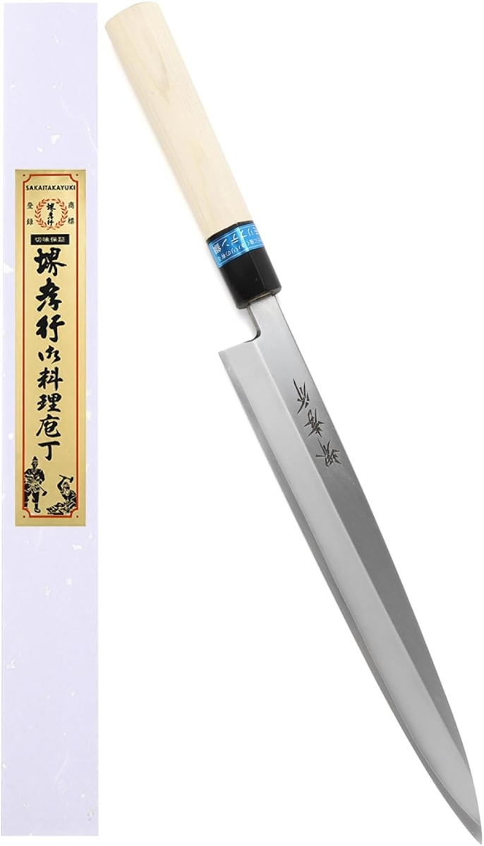 キッチン・食器 【未使用】守勝作 柳刃包丁 240mm 正鋼 刺身包丁 和