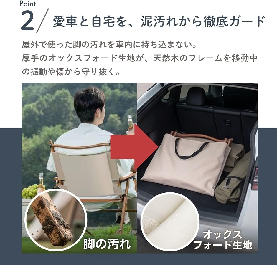カーミットチェア 収納 バッグ 袋 アウトドア 木製 ローチェア 袋のみ