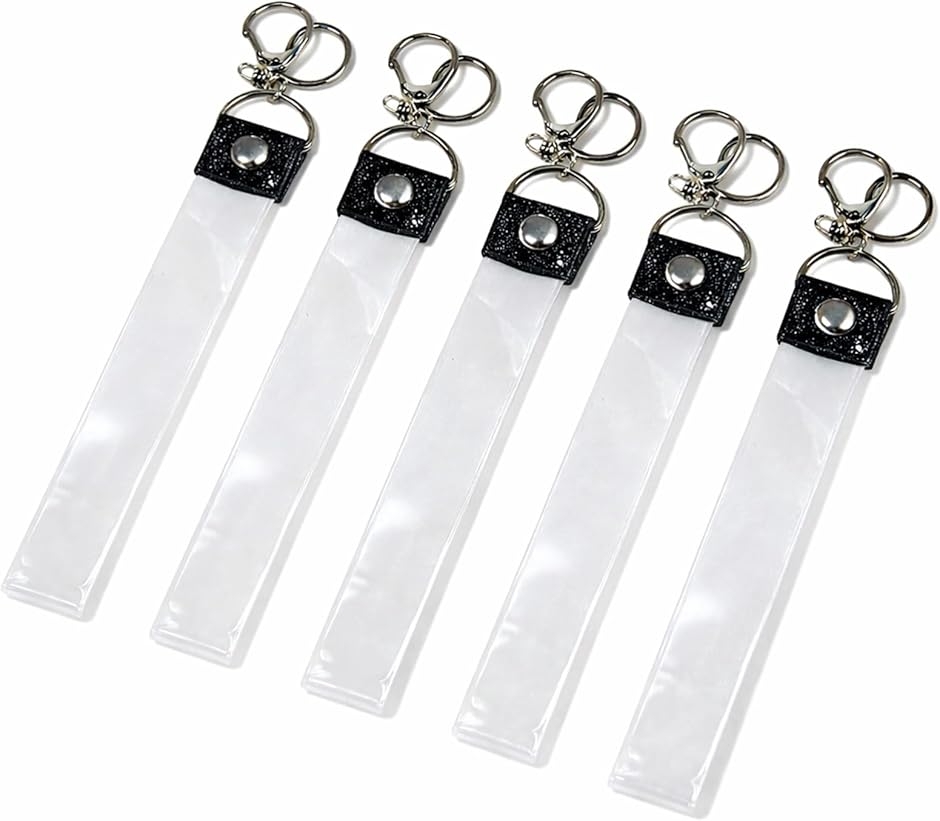 銀テープホルダー 5本セット 推し活 キーホルダー 収納 保護