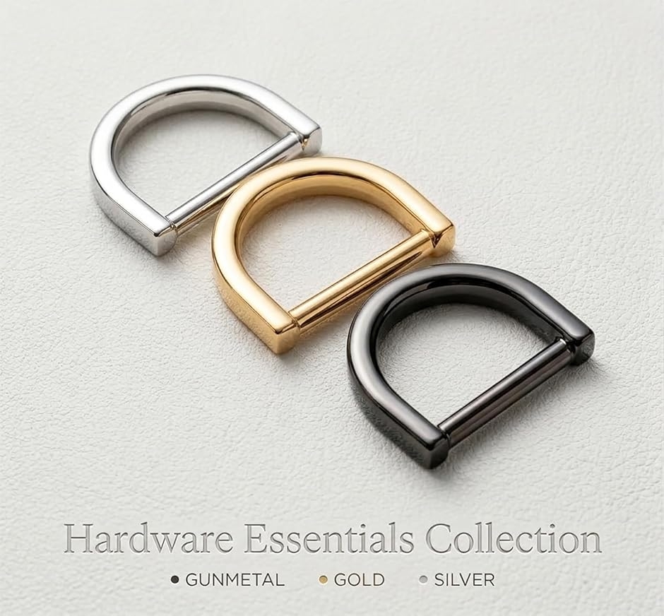 Silver＆Style Dカン 18個セット 隙間なし キーホルダー金具 リング