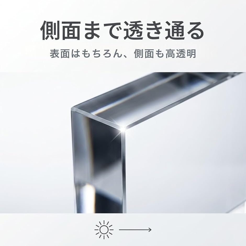 アクリルブロック 台座 キューブ 透明 展示 撮影 スペーサー 10個