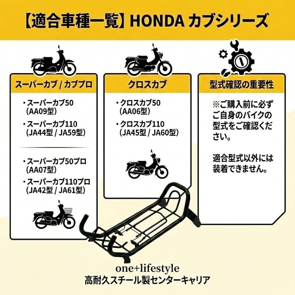 コスメバーゲン　お取引ページ 互換品】 センターキャリア クロスカブ スーパーカブ 50 110 CC50