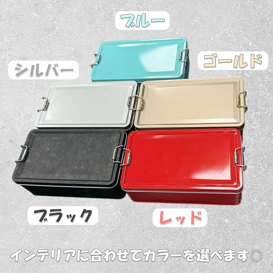 ブリキ缶ケース 蓋付き レトロ 小物入れ コレクション 収納 シンプル