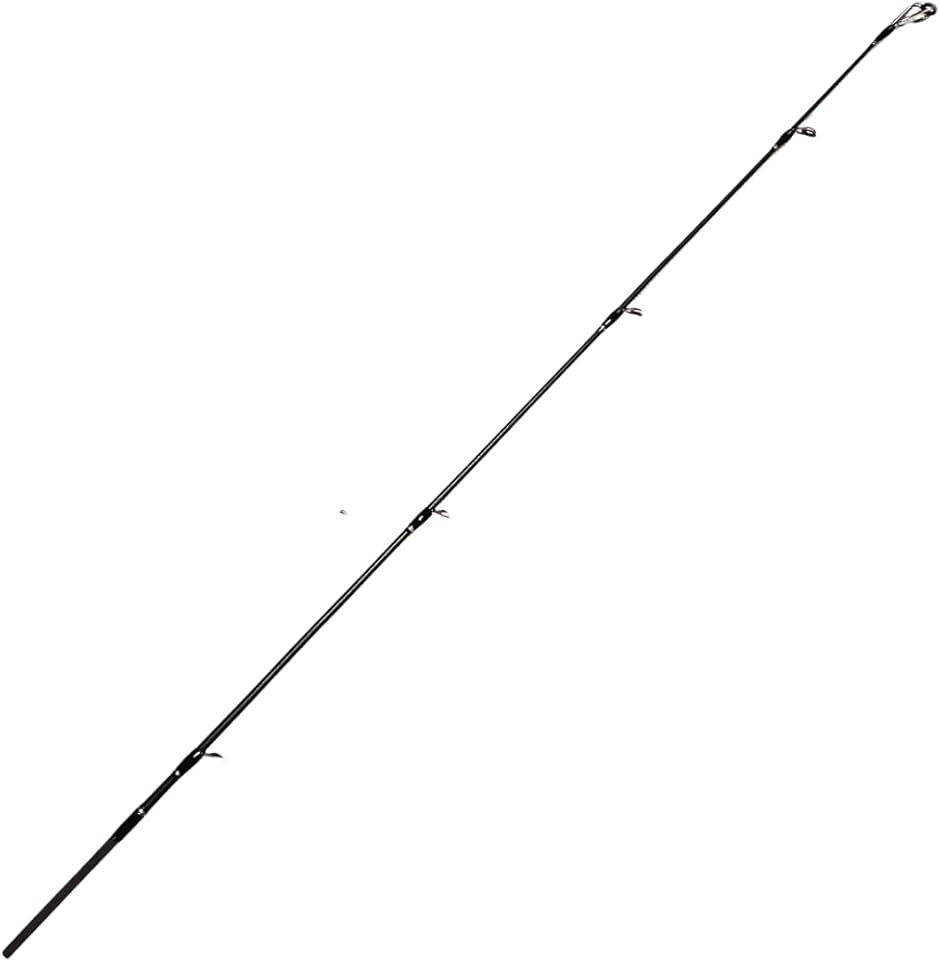 適合負荷15〜75g 4ピース 6.9〜8.8ft コンパクト ルアーロッド MH 先端替えピース (ブラック,  6.9ft/2.1m)