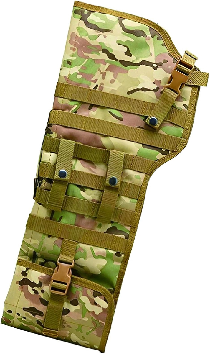 ガンケース 折りたたみ式 MOLLE対応 エアソフト用 ライフル収納バッグ