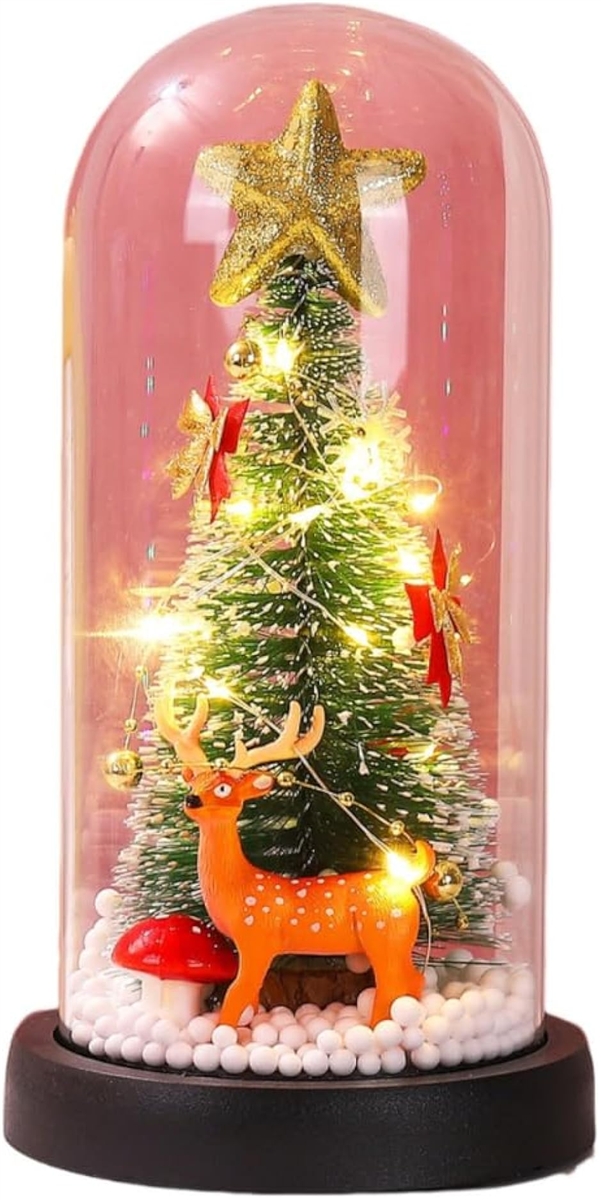 クリスマス ツリー スノードーム トナカイ サンタ オブジェ 卓上 クリスマス ツリー スノードーム トナカイ サンタ オブジェ 卓上