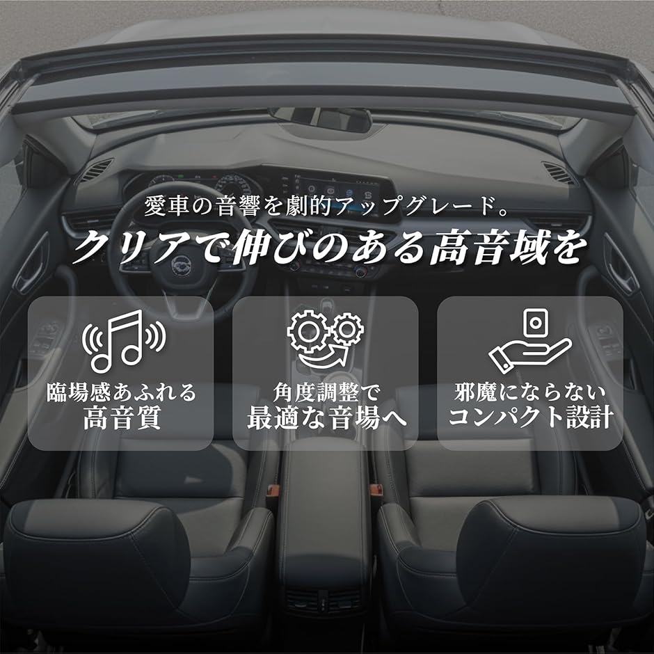 カースピーカー ツイーター 車 サテライト 指向性 サラウンド