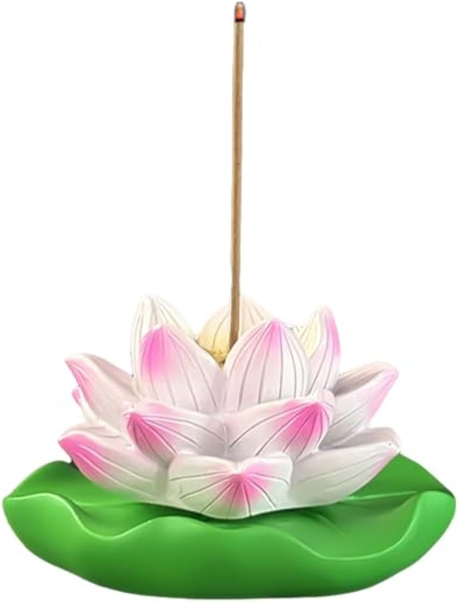 お香立て オシャレ 蓮花形 線香立て 可愛い おしゃれ ミニ 樹脂製 お香