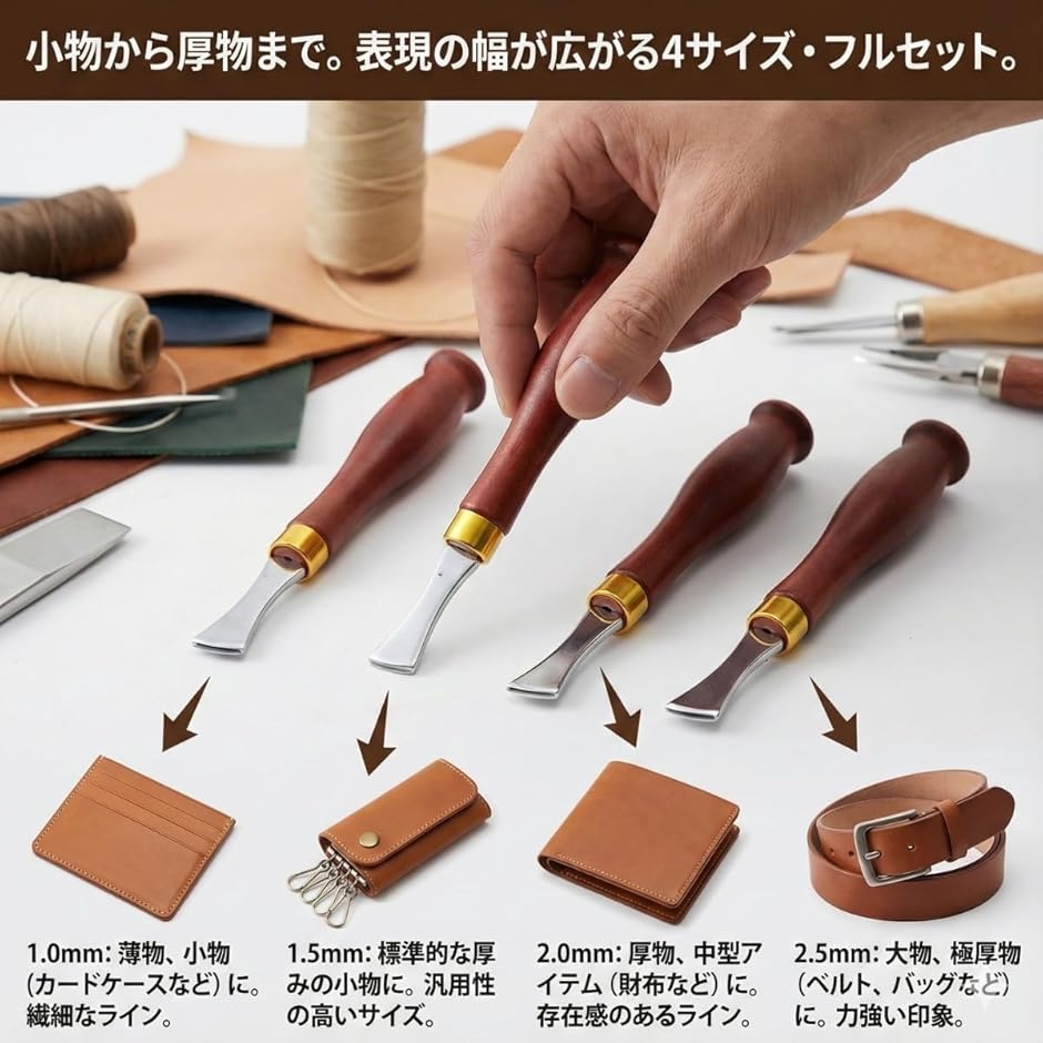 レザークラフト 工具 革 工具セット 革の表情が変わる 革細工 念引き レザークラフト 工具 革 工具セット 革の表情が変わる 革細工 念引き