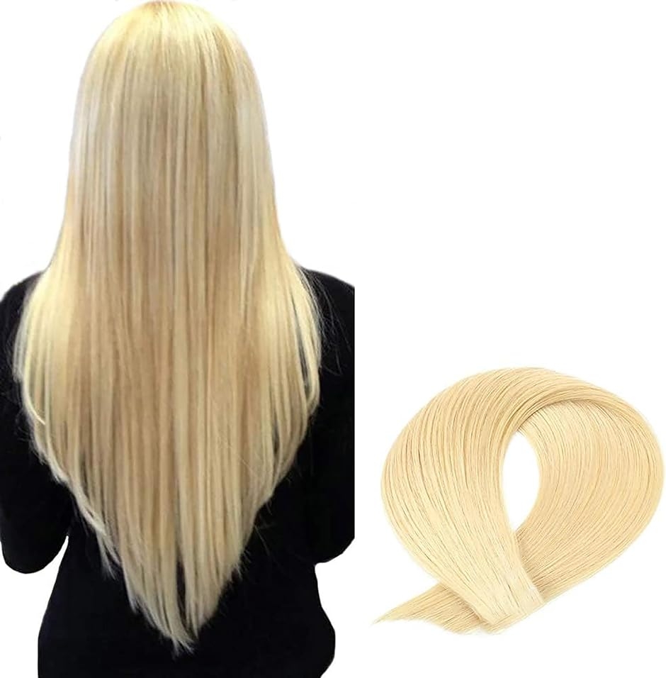 人毛 シールエクステ M tape hair レミーエクステ カラー ウィッグ 10