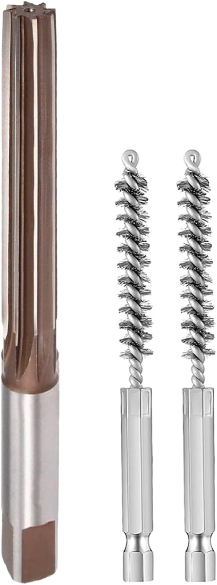 ゴルフクラブ ホーゼル クリーナー 掃除セット ブラシ リーマー シャフト 接着剤 除去 (リーマドリル１本＋ブラシ２本セット)