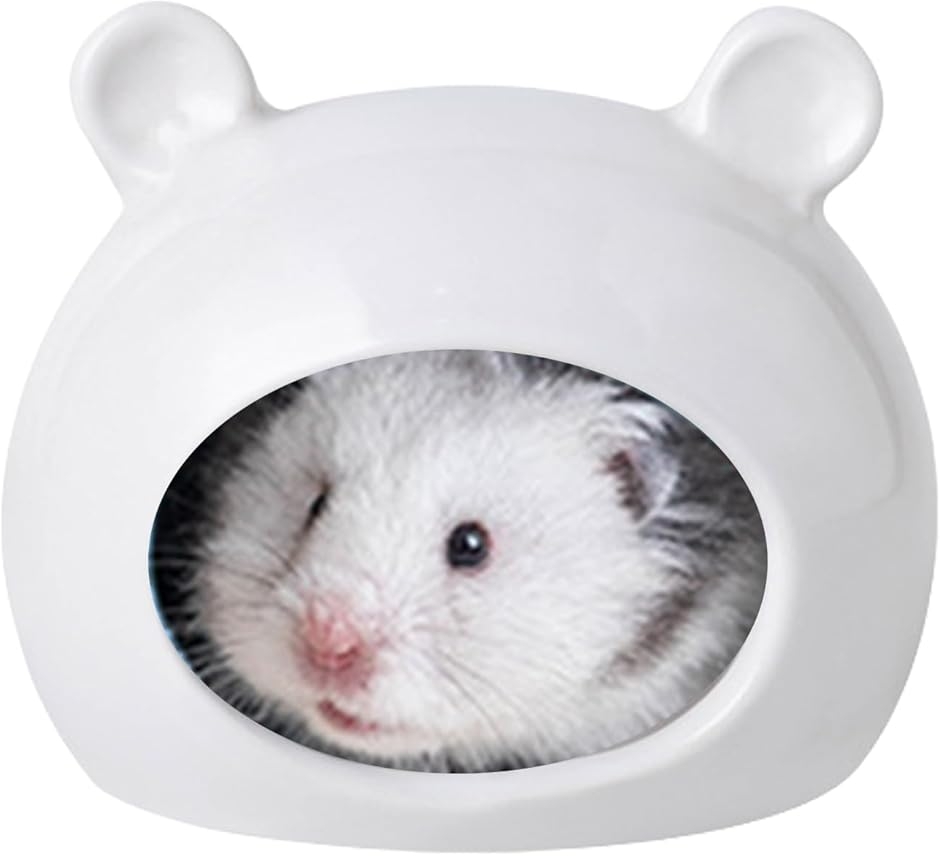 小動物用 陶器製 シェルター ハムスター 隠れ家 ひんやり ハウス 寝床