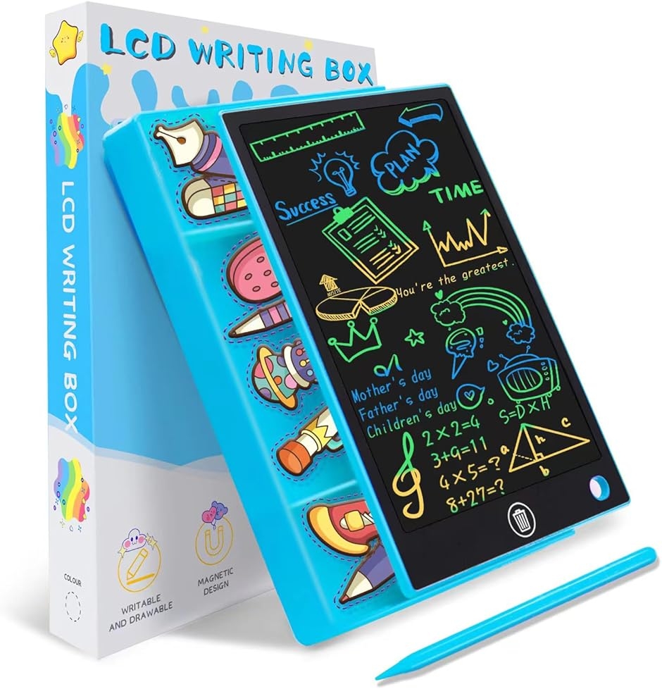 電子メモパッド お絵かきボード 高輝度 保存機能付き カラフルスクリーン 彩色スクリーン 繰り返し書 ...