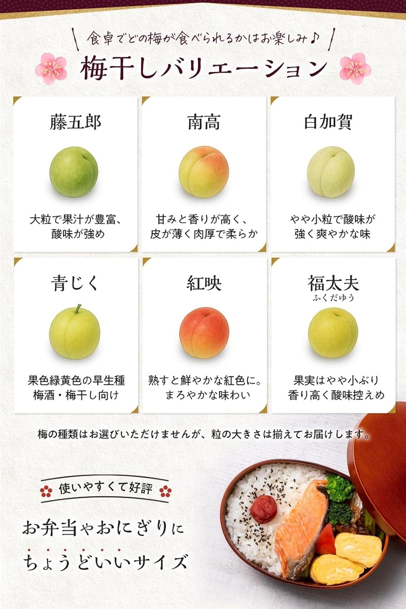 梅 の 栄養