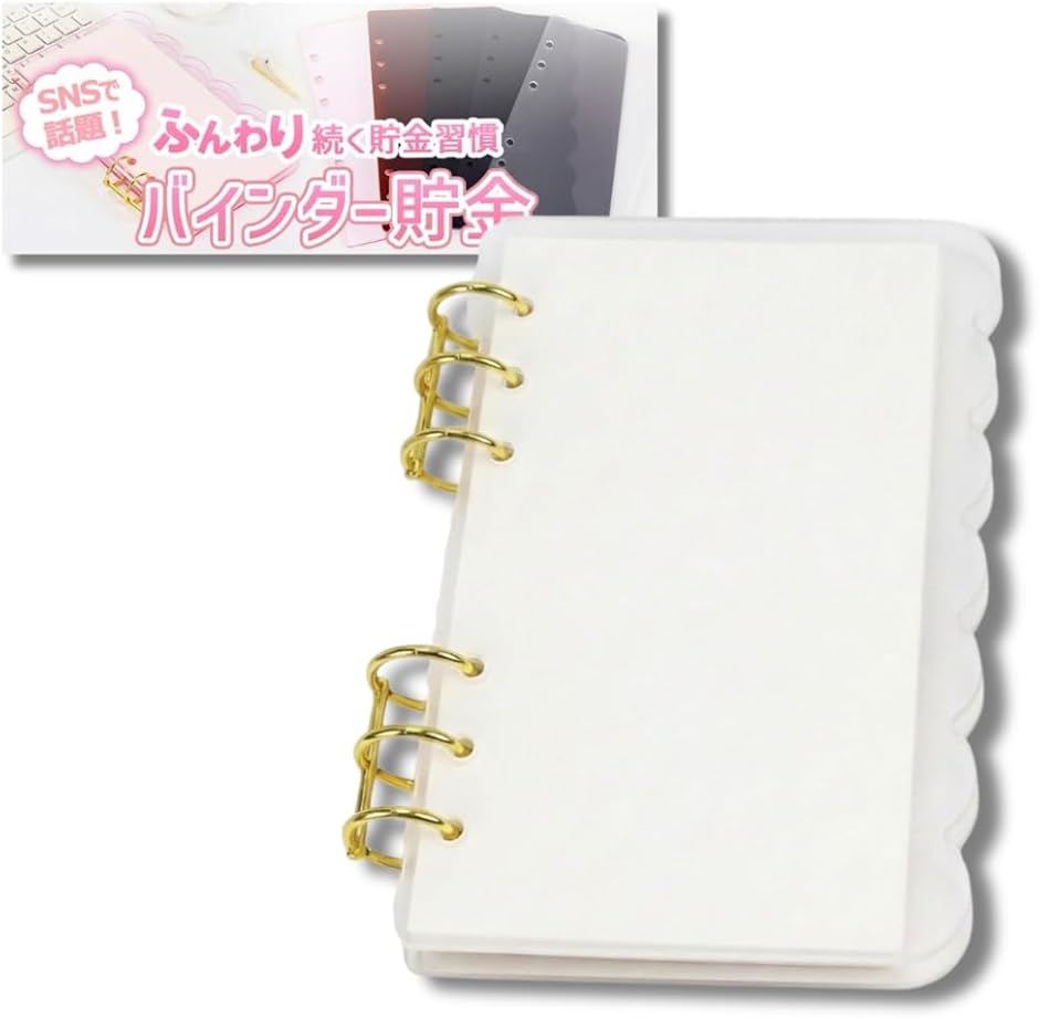 �o�C���_�[���� �؍� A6 �A�N�����o�C���_�[ �����Ǘ� �t�@�C�� �ƌv�Ǘ� �����t�@�C�� �������� �������� 5�F�W�J (�N���A)