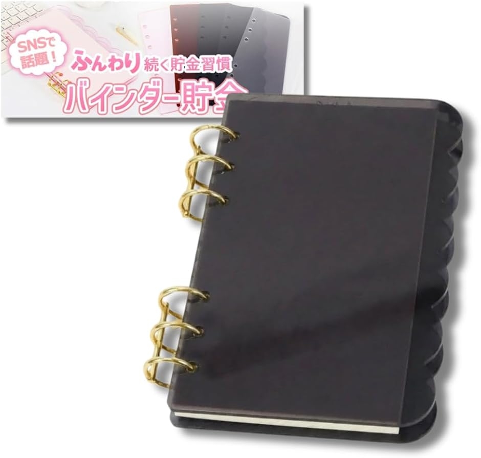 �o�C���_�[���� �؍� A6 �A�N�����o�C���_�[ �����Ǘ� �t�@�C�� �ƌv�Ǘ� �����t�@�C�� �������� �������� 5�F�W�J (�O���[)