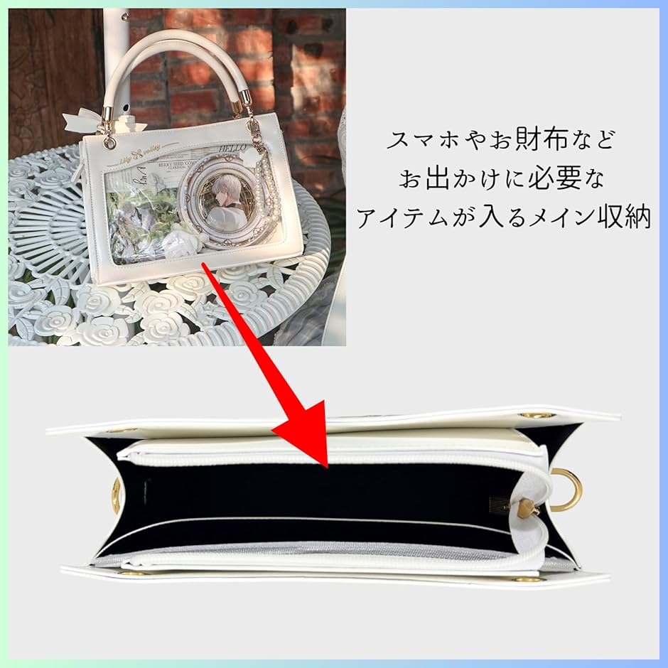 痛バッグ ショルダー 小さめ 推し活 2Way 肩掛け 斜め掛け 手提げ