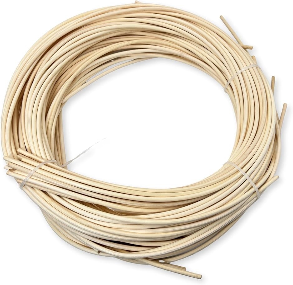籐 丸芯 ラタン 籐編み 材料 工芸 手芸 DIY 素材 キット 無染色 250g