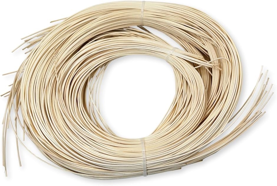籐 丸芯 ラタン 籐編み 材料 工芸 手芸 DIY 素材 キット 無染色 250g