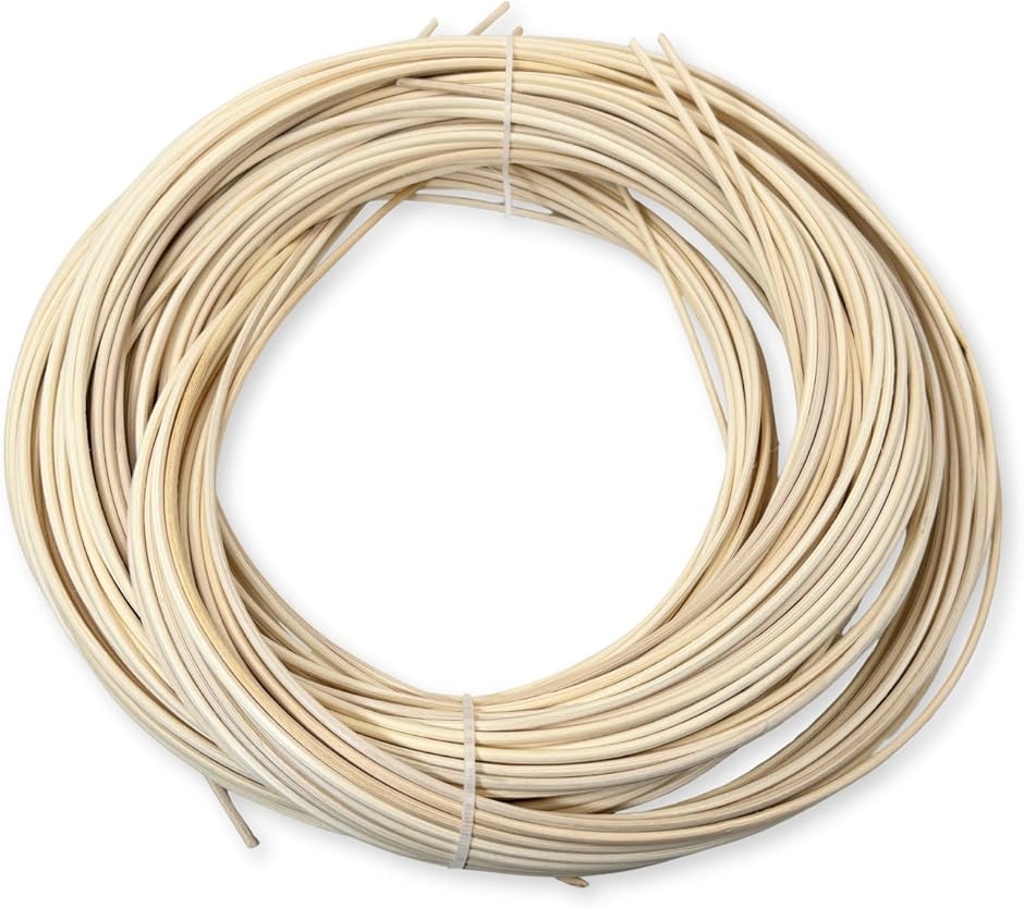 籐 丸芯 ラタン 籐編み 材料 工芸 手芸 DIY 素材 キット 無染色 250g