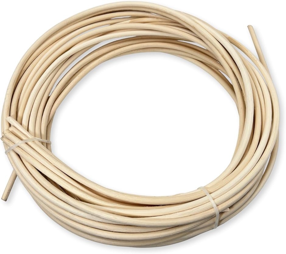 籐 丸芯 ラタン 籐編み 材料 工芸 手芸 DIY 素材 キット 無染色 250g