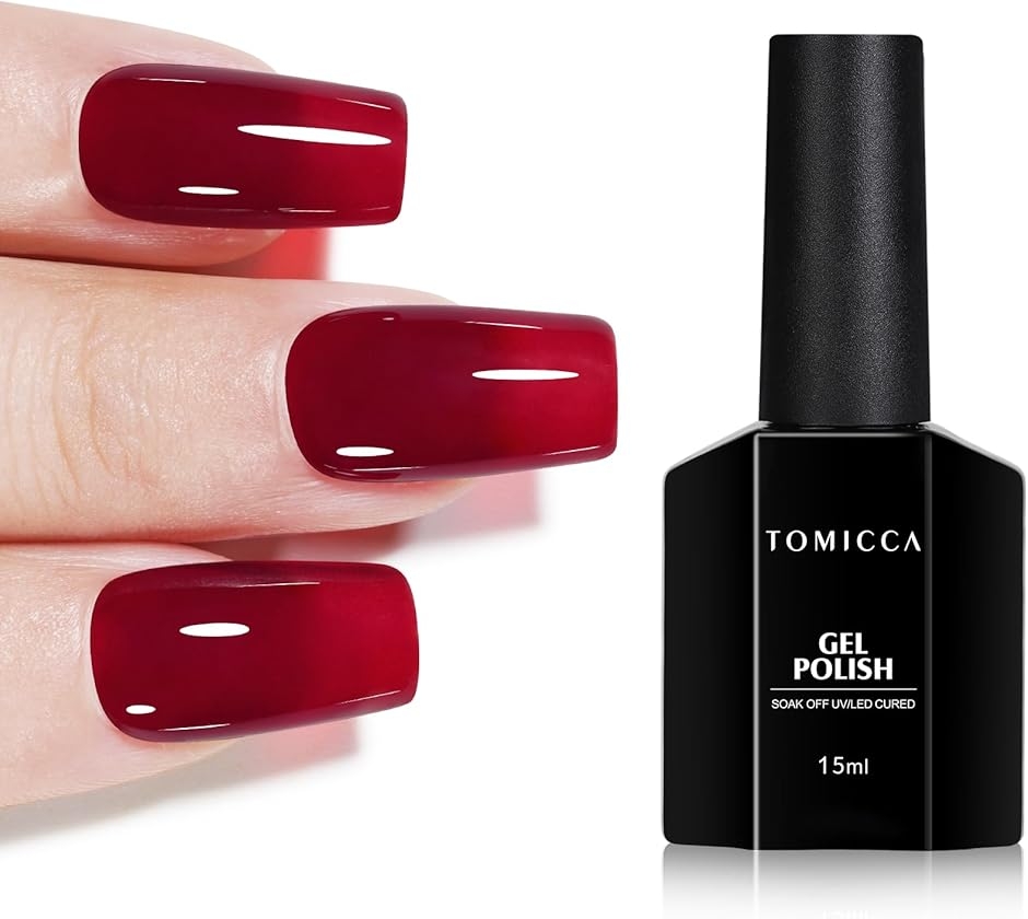 ジェルネイル シアーカラージェル 単色 透明感ある 15ml UV/LED対応