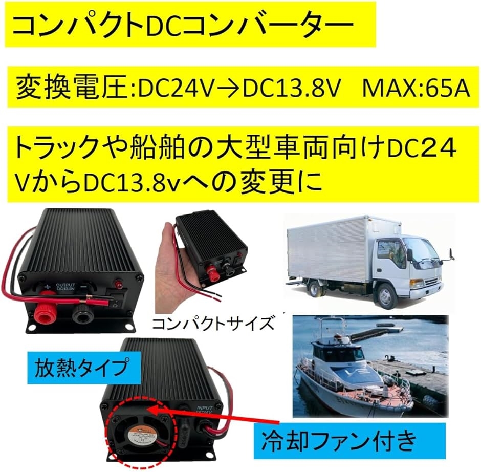 アマチュア無線機（自動車用 インバーター、コンバーター