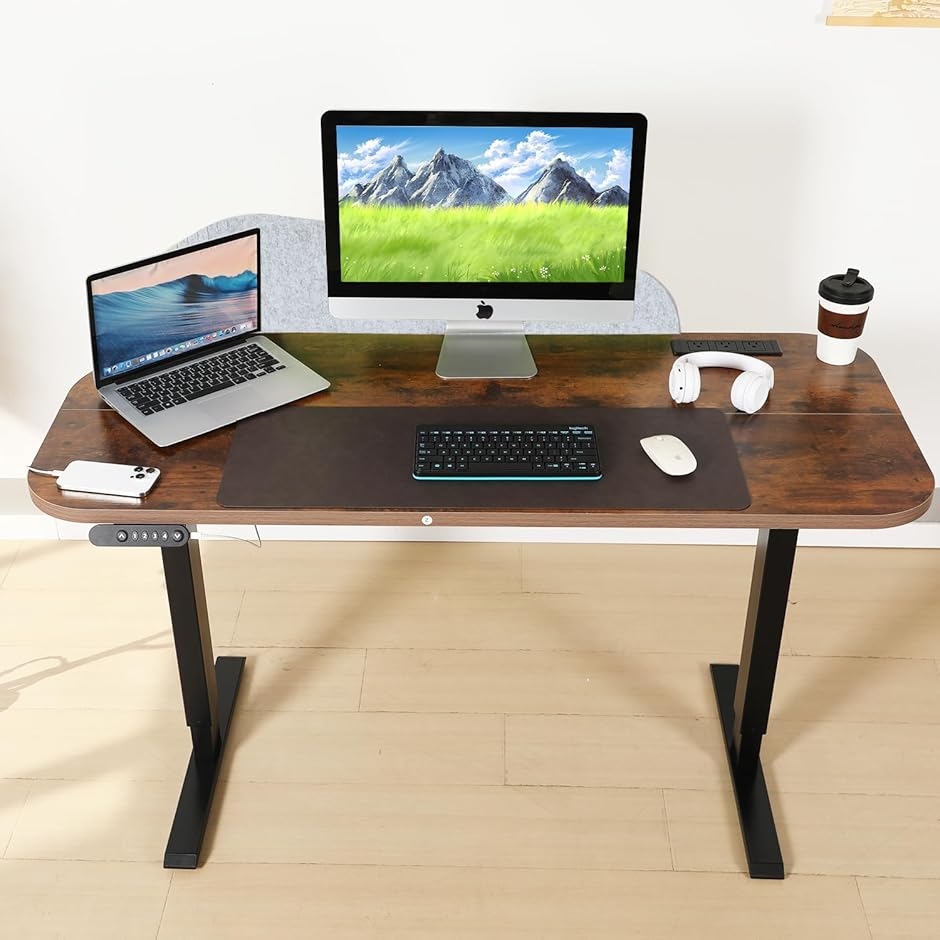 パソコンデスク 電動昇降式 ゲーミングデスク 机 スタンディングデスク