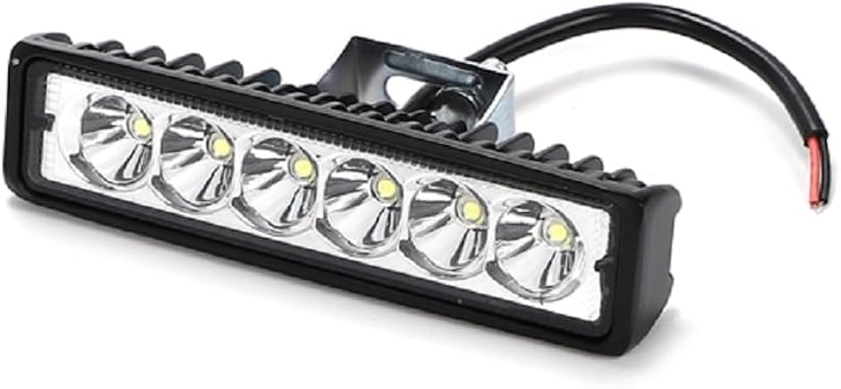 2個セットLED作業灯 18W 12V/24V対応 防水 高輝度 6500K 広角照射 車用