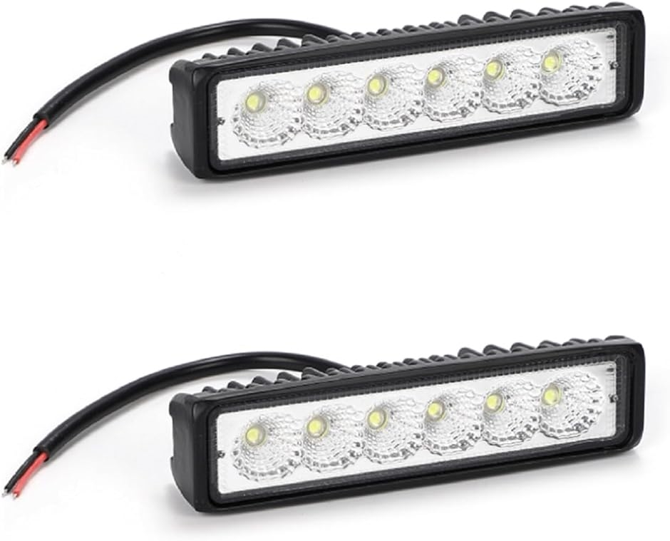 2ZbgLEDƓ 18W 12V/24VΉ h Px 6500K LpƎ ԗp [NCg tHOv d@(Jbg)