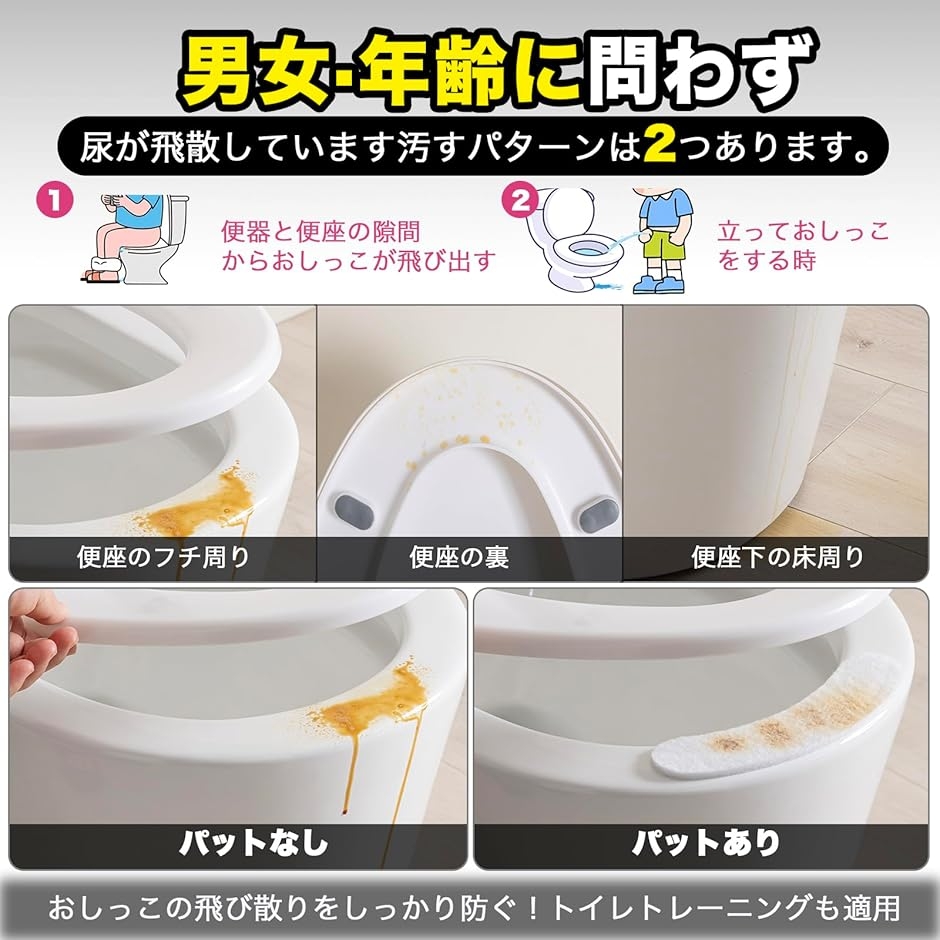 おしっこ吸うパット 防臭機能付き 強力吸水 お...の詳細画像1