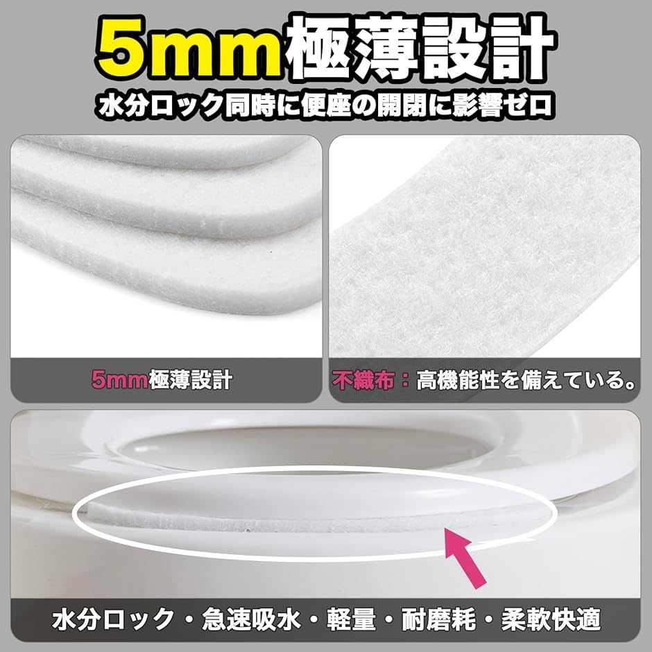 おしっこ吸うパット 防臭機能付き 強力吸水 お...の詳細画像2