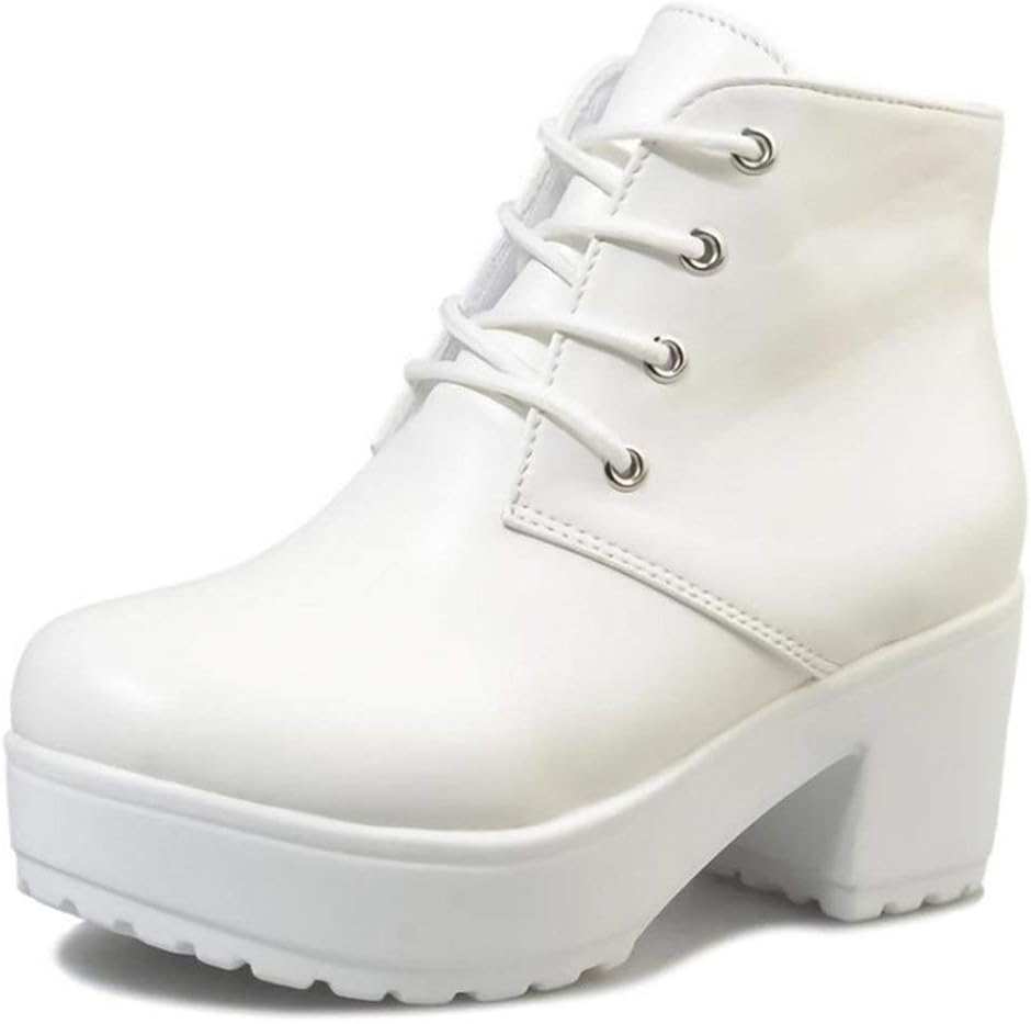 ���� �V���[�g�u�[�c �u�[�e�B ���f�B�[�X �҂ݏグ ���[�X�A�b�v (�z���C�g,  22.0�`22.5 cm)