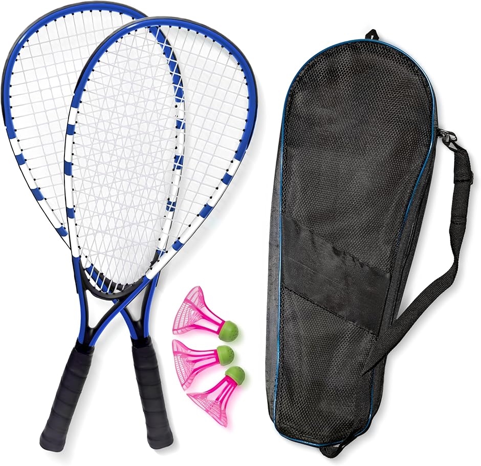 2025年版 アウトドアバドミントンセット ラケット2本＋防風シャトル3個
