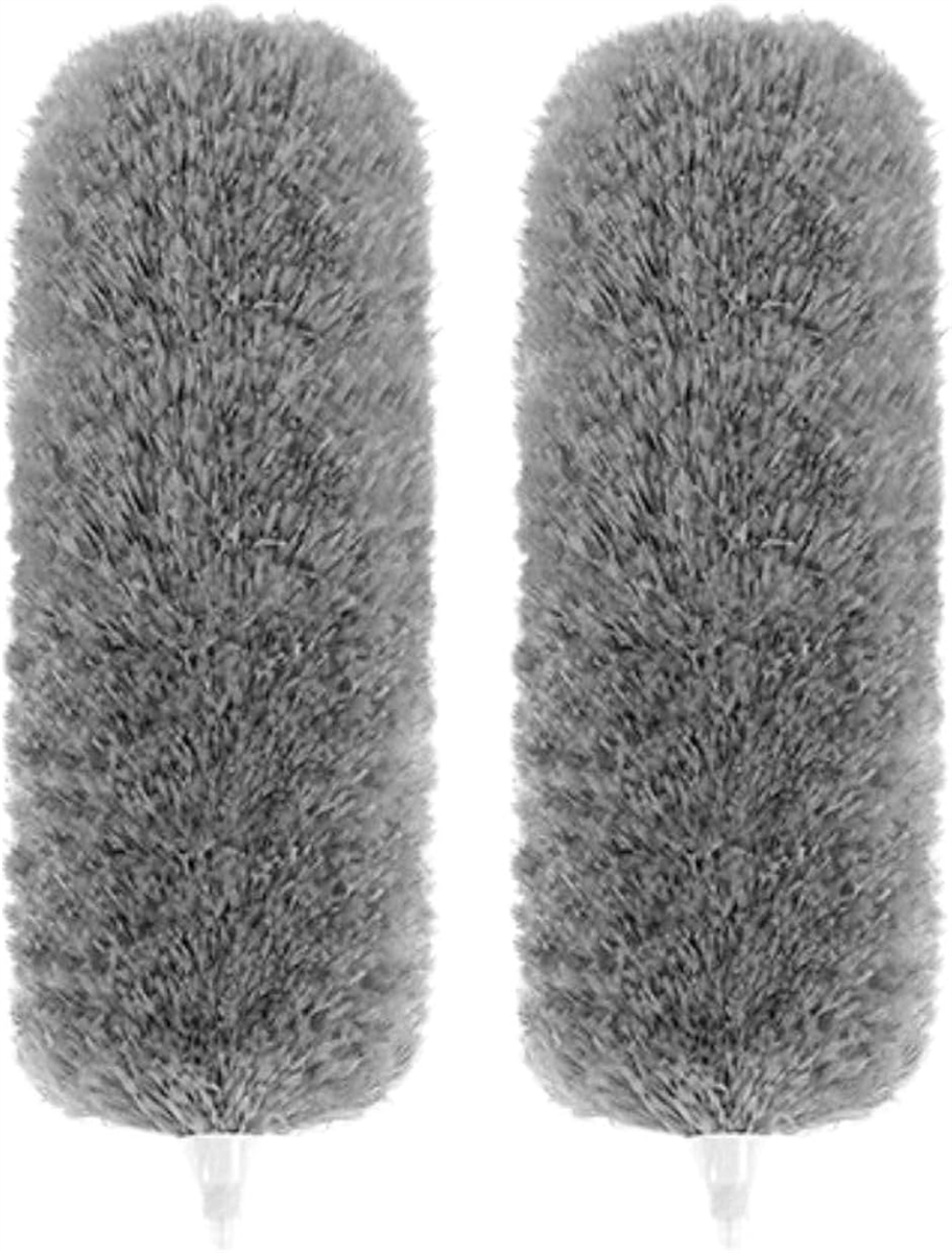 Yahoo! Yahoo!ショッピング(ヤフー ショッピング)替ブラシ 交換用 ヘッド 2個セット ロングモップ 最長280cm ハンディモップ ホコリ取り（グレー,  交換用ヘッド（2個セット））