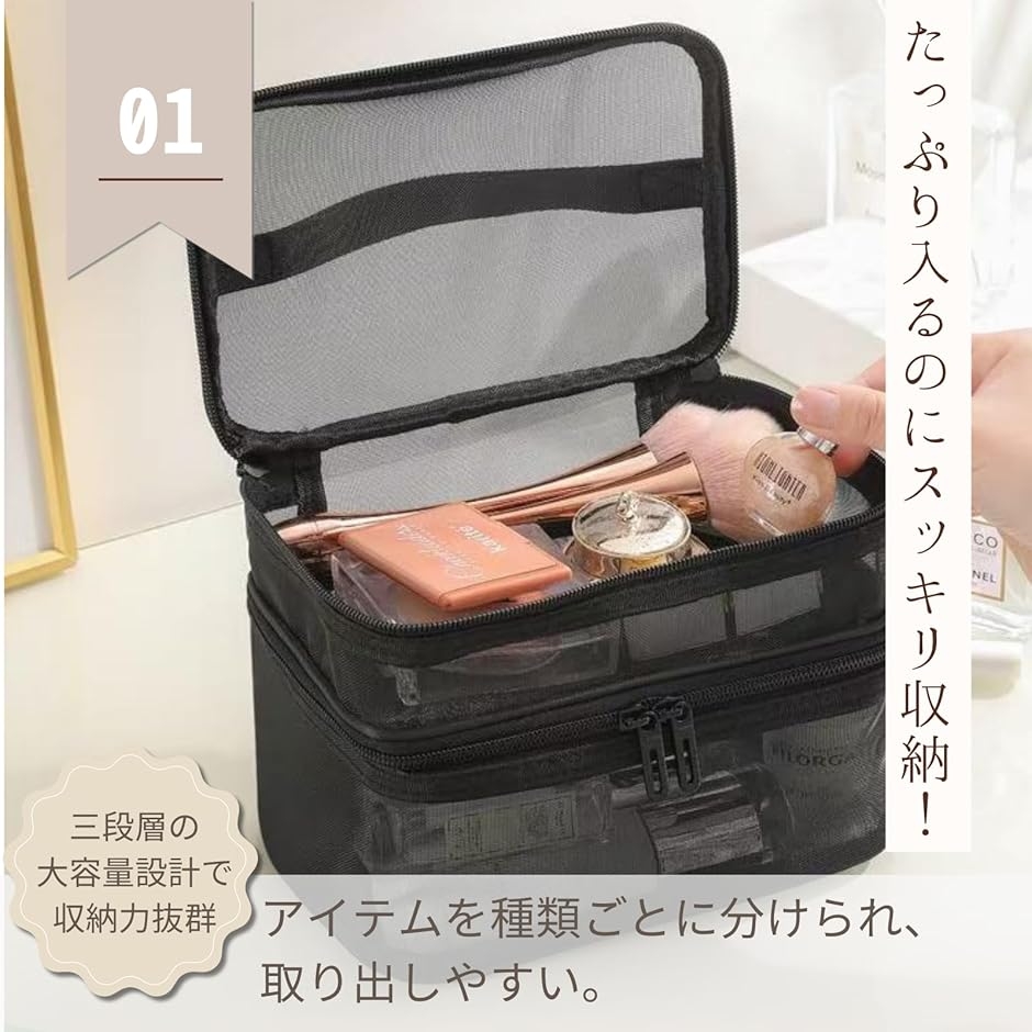 化粧ポーチ 化粧品 収納 トイレタリーバッグ メイク トイレタリー商品