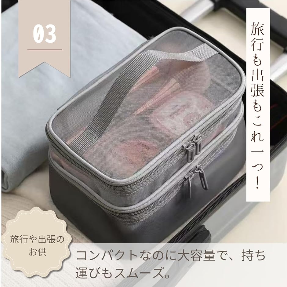 化粧ポーチ 化粧品 収納 トイレタリーバッグ メイク トイレタリー商品