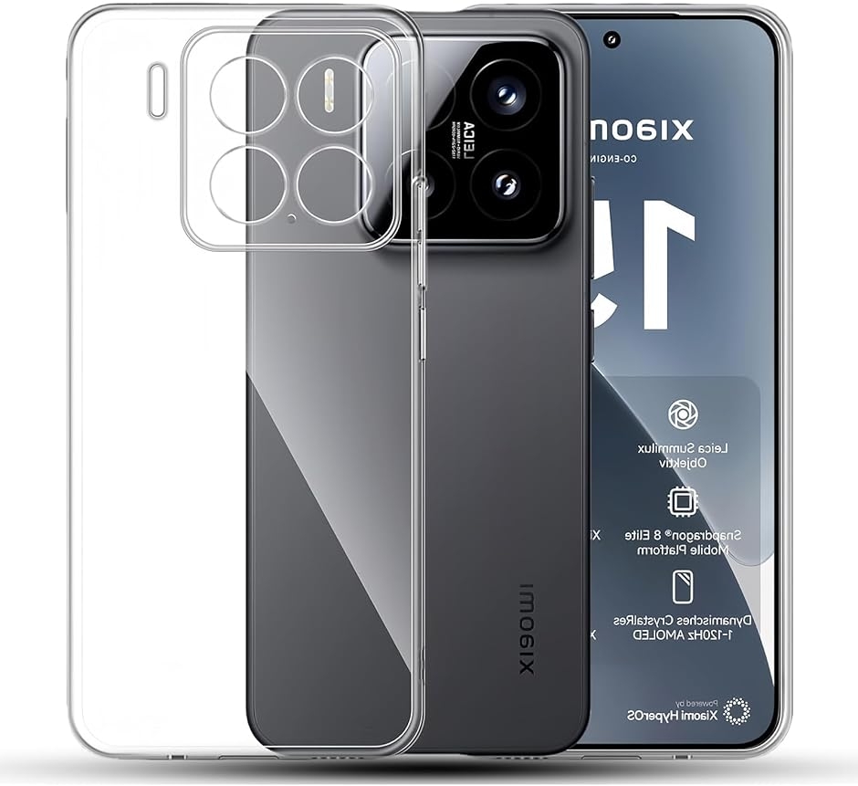 Xiaomi15 �ϏՌ� �P�[�X For �J�o�[ �X�g���b�v�z�[�� �N���A �w��h�~ �y�� ���^ TPU (MJO-JAC-C593)