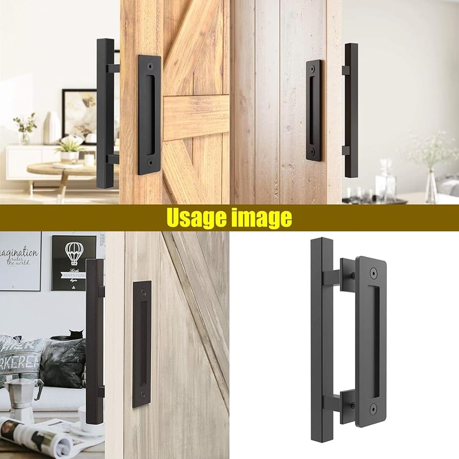 ドアハンドル 取っ手 おしゃれ 納屋 倉庫 レールゲート 炭素鋼