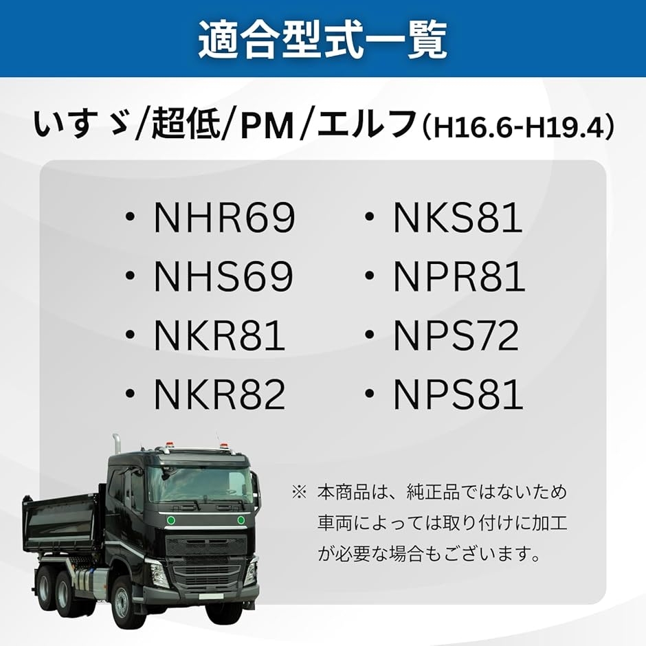 いすゞ いすず ISUZU 超低 PM エルフ コーナー ランプ 汎用 社外