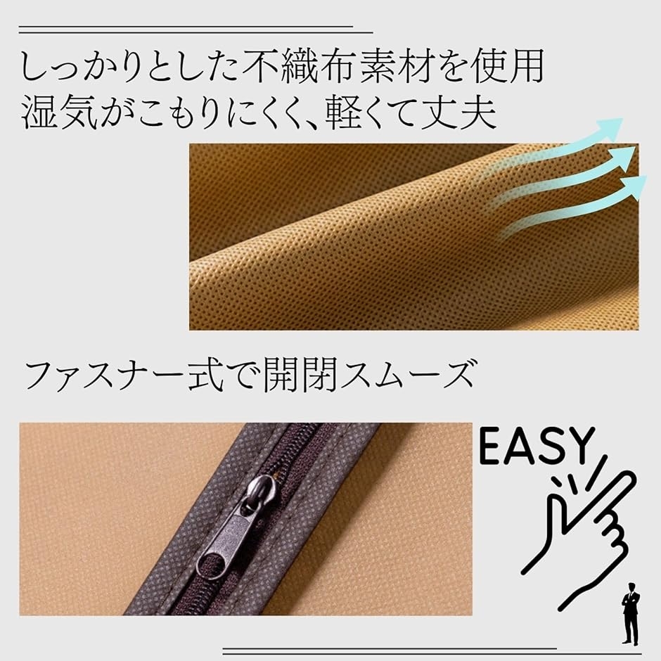 スーツカバー 持ち運び ガーメントバッグ 衣類カバー 洋服カバー 衣装