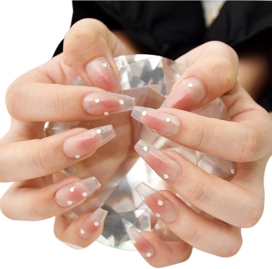 ネイルチップ つけ爪 付け爪 チークネイル かわいい 手軽 簡単 セルフ