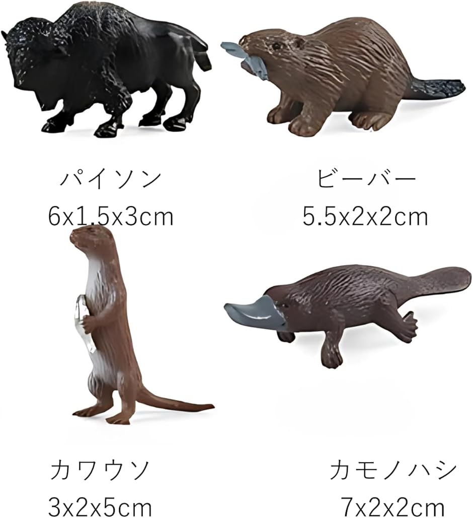 木製動物フィギュア 12体セット Amazon.co.jp: サファリ 動物おもちゃ